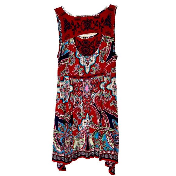 Altar’d State Boho Embroidered Sleeveless Festival Dress - Picture 10 of 10